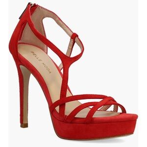 Red Platform Stilettos